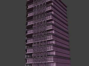 modern city building Modelo 3D