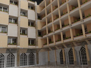 moderno resort hotel constru&ccedil;&atilde;o cidade metr&oacute;pole Modelo 3D
