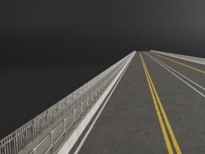 bridge set kitbash and bridge preset pbr 3D Model
