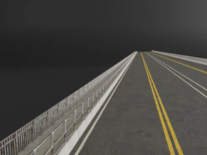 bridge set kitbash and bridge preset pbr 3D Model