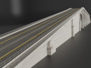 bridge set kitbash and bridge preset pbr 3D Model