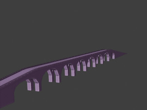 bridge set kitbash and bridge preset pbr 3D Model