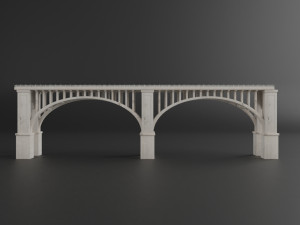 bridge set kitbash and bridge preset pbr 3D Model