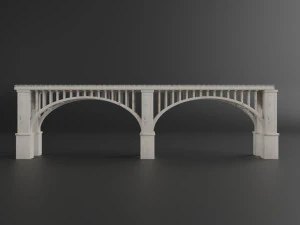 bridge set kitbash and bridge preset pbr 3D Model