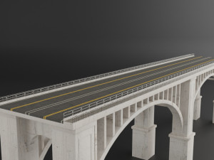 bridge set kitbash and bridge preset pbr 3D Model