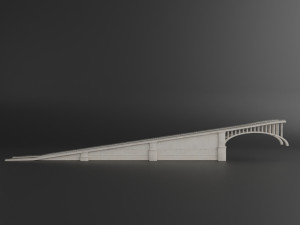 bridge set kitbash and bridge preset pbr 3D Model