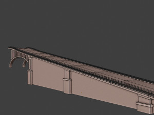 bridge set kitbash and bridge preset pbr 3D Model