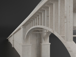 bridge set kitbash and bridge preset pbr 3D Model