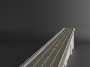 bridge set kitbash and bridge preset pbr 3D Model