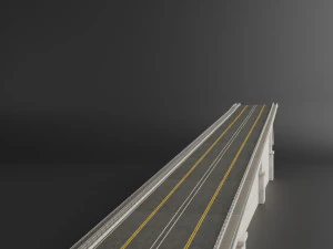 bridge set kitbash and bridge preset pbr 3D Model