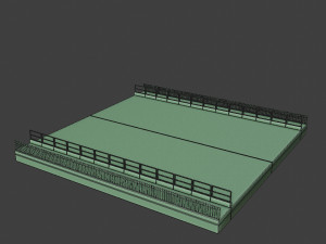 bridge set kitbash and bridge preset pbr 3D Model