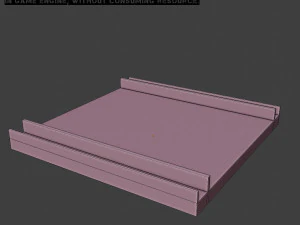 bridge set kitbash and bridge preset pbr 3D Model