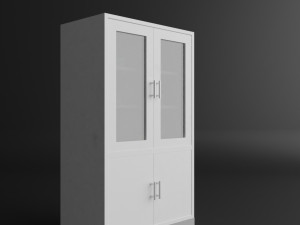 medical storage furniture set Model 3D