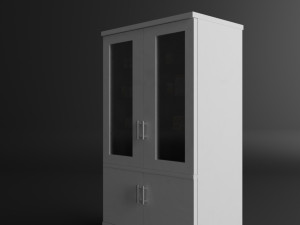 medical storage furniture set Model 3D