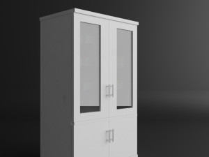 medical storage furniture set Model 3D