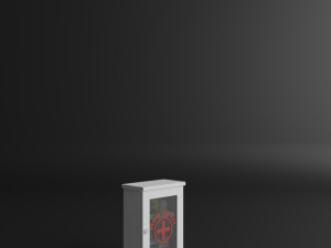 medical storage furniture set Model 3D