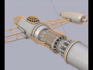 spacecraft spaceship scifi Modelo 3D