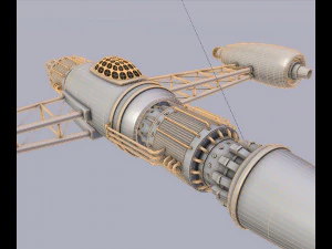 spacecraft spaceship scifi 3D Model