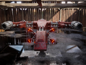 spaceship scifi pbr realistic 3D Model