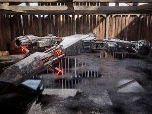 spaceship scifi pbr realistic Modelo 3D