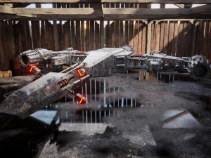 spaceship scifi pbr realistic 3D Model
