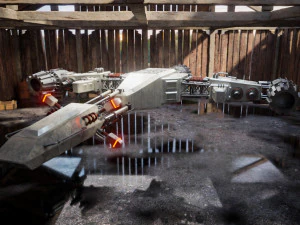 spaceship scifi pbr realistic 3D Model