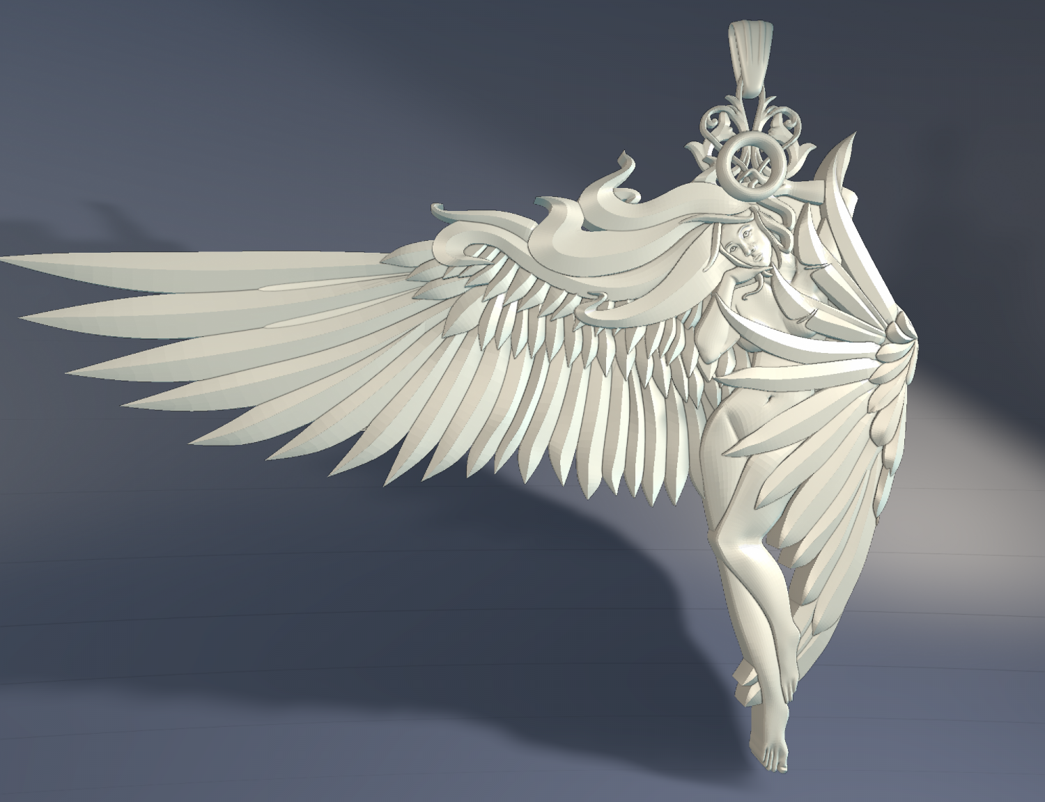 Angel 3d Model In Jewellery 3dexport,Buzzed Head Men
