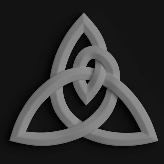 celtic pattern 5 3D Model .c4d .max .obj .3ds .fbx .stl .blend 