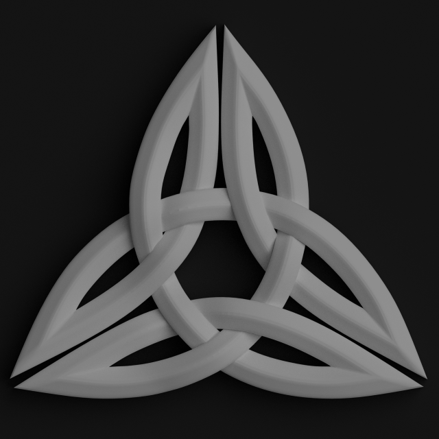 celtic pattern 7 3D Model .c4d .max .obj .3ds .fbx .stl .blend 