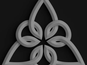 ケルト模様 8 3Dモデル