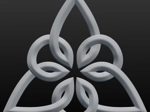 celtic pattern 8 3D Model