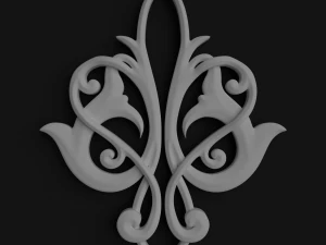 ornamento vitoriano 3 Modelo 3D