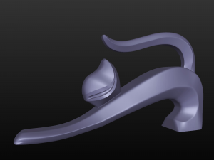 cat 3 3D-Modell
