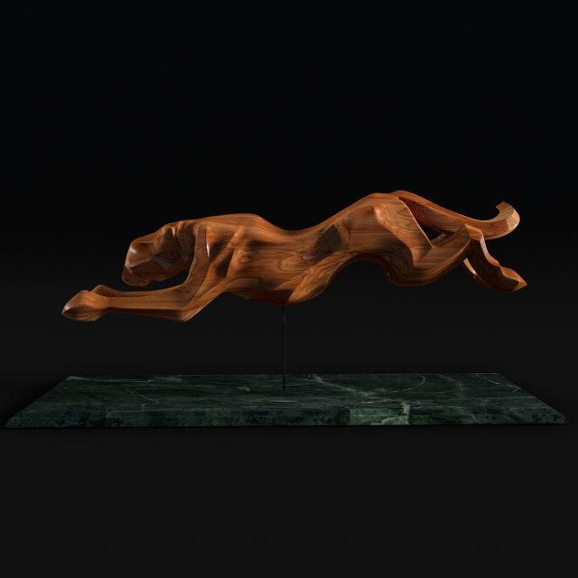puma 3D Модель .c4d .max .obj .3ds .fbx .stl .blend