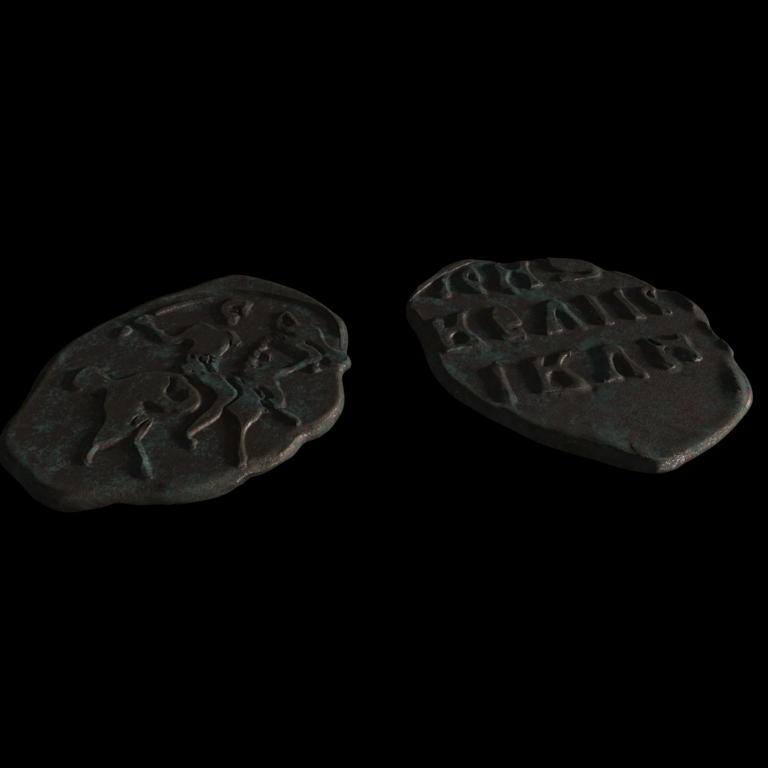 coin prince ivan the great 3D Print Model .c4d .max .obj .3ds .fbx .stl .blend