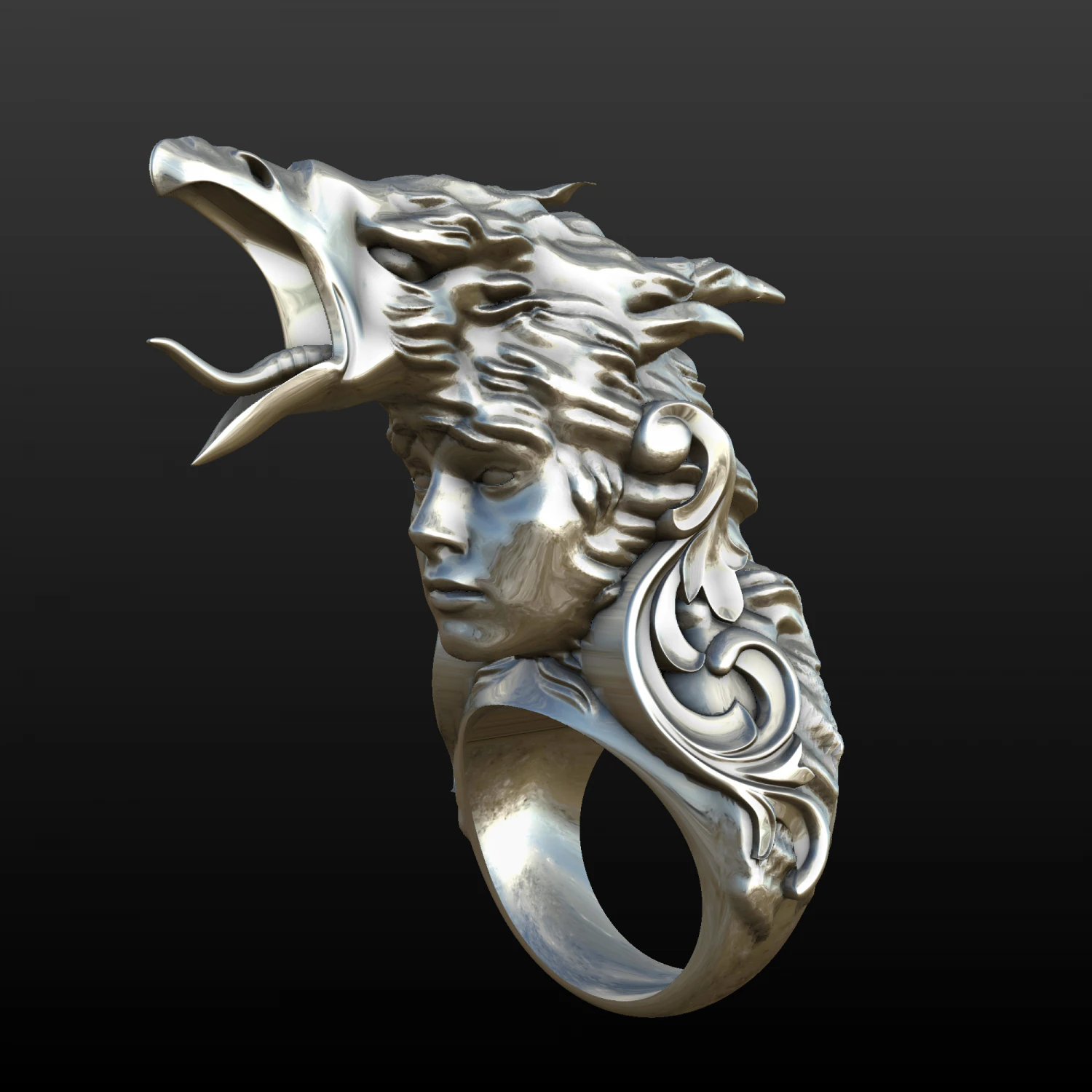 ring 3D Model .c4d .max .obj .3ds .fbx .stl .blend 