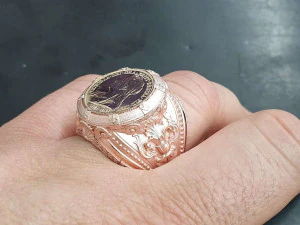 Anel C&eacute;sar Modelo 3D