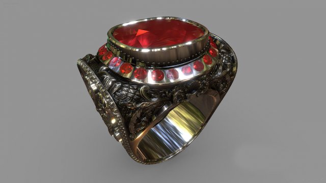 ring l11 3D Принт Модель .c4d .max .obj .3ds .fbx .stl .blend