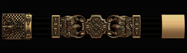 bracelet l2 3D Print Model .c4d .max .obj .3ds .fbx .stl .blend 