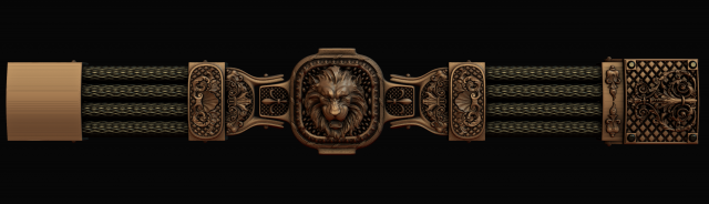 bracelet l4 Model do druku 3D .c4d .max .obj .3ds .fbx .stl .blend 