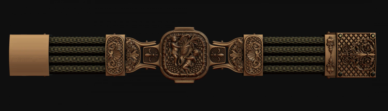 bracelet l5 3D Print Model .c4d .max .obj .3ds .fbx .stl .blend 