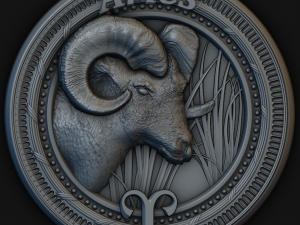 aries Modello 3D