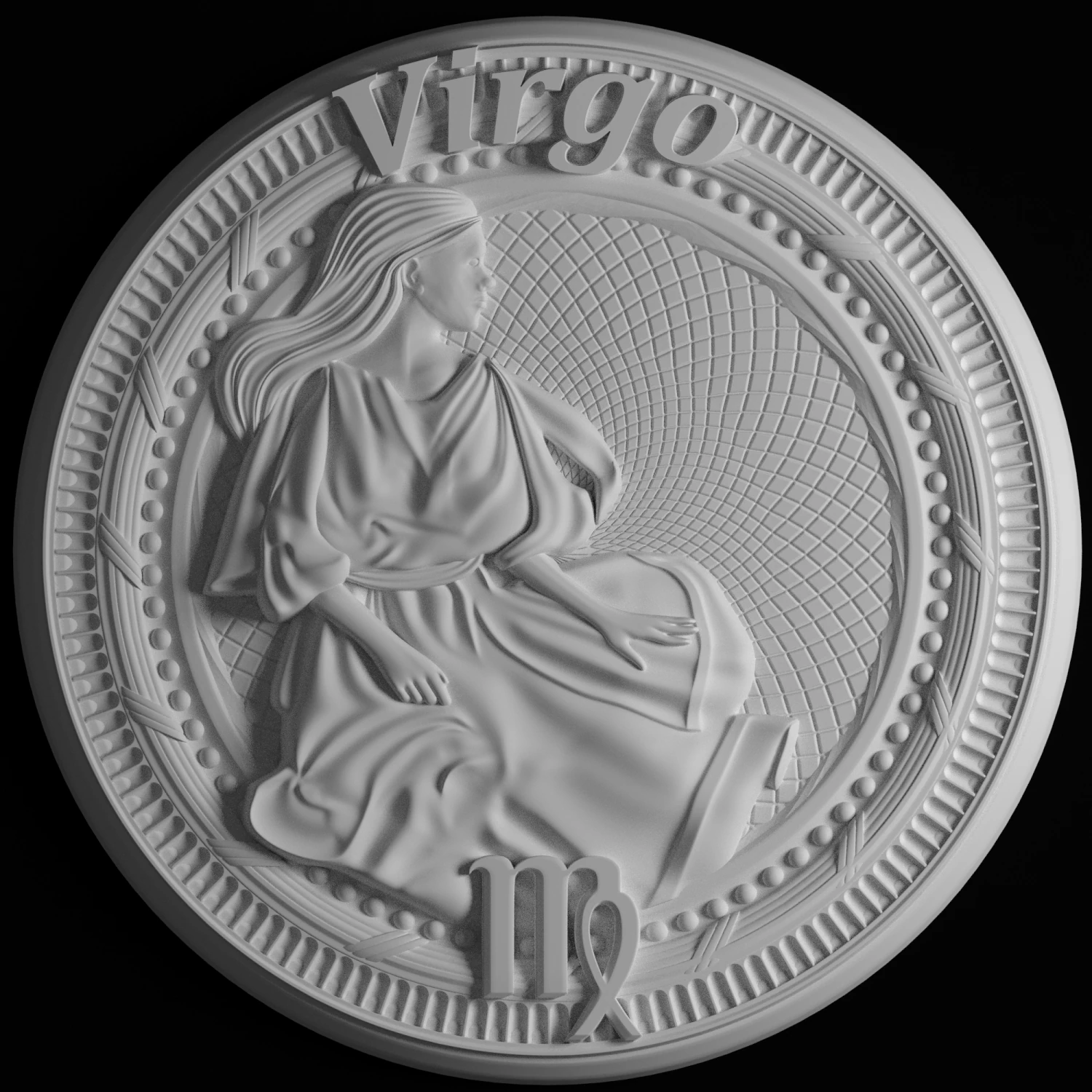 Vergine Modello 3D .c4d .max .obj .3ds .fbx .stl .blend 