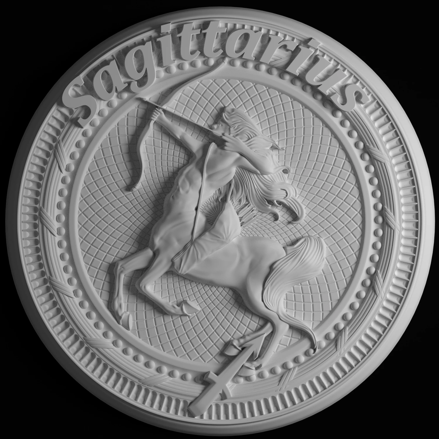 sagittarius 3D Model .c4d .max .obj .3ds .fbx .stl .blend 