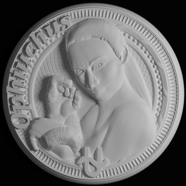 ophiuchus Model 3D .c4d .max .obj .3ds .fbx .stl .blend 