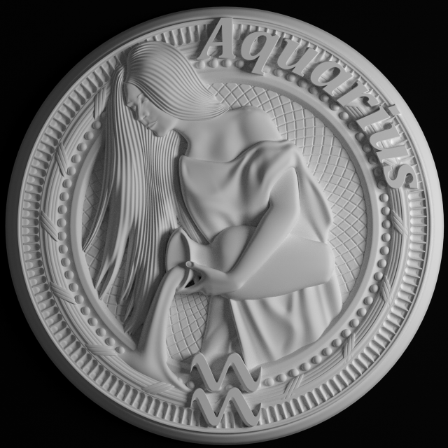 aqvarius Modelo 3D .c4d .max .obj .3ds .fbx .stl .blend 