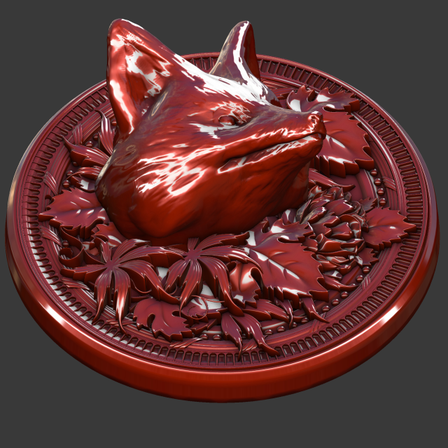 fox 2 3Dモデル .c4d .max .obj .3ds .fbx .stl .blend 