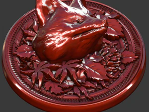 キツネ2 3Dモデル