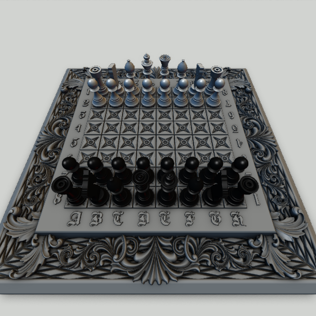 simple chess Modèle 3D .c4d .max .obj .3ds .fbx .stl .blend 