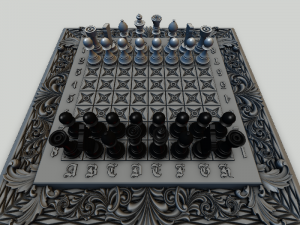 simple chess 3D Model